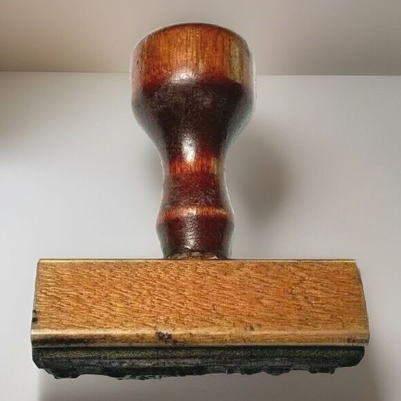 Aldens Chicago Mail Order Co Rubber Hand Stamp Rueffer Advertising Wisconsin Vtg - Picture 4 of 5